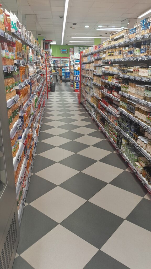 Pasillo supermercado