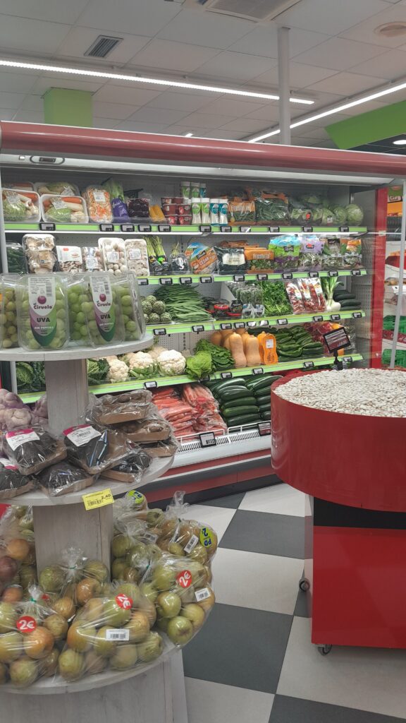 Verduras supermercado