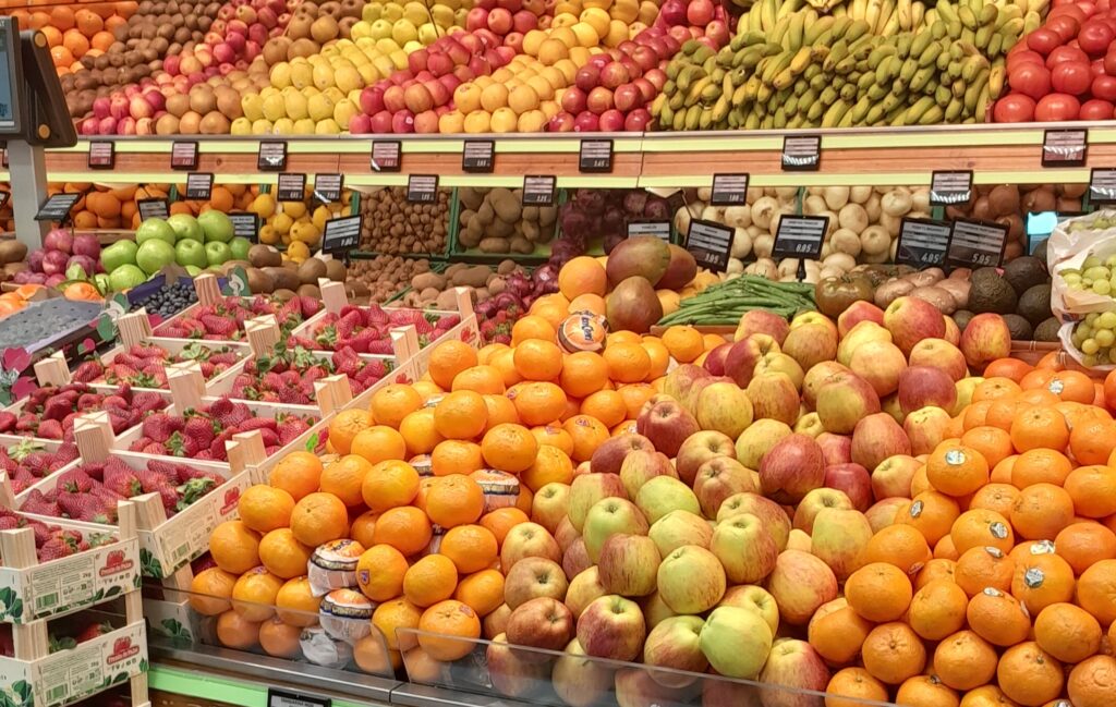 Frutería supermercado