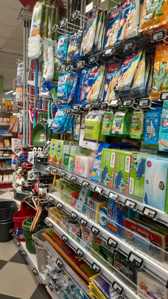 Pasillo supermercado