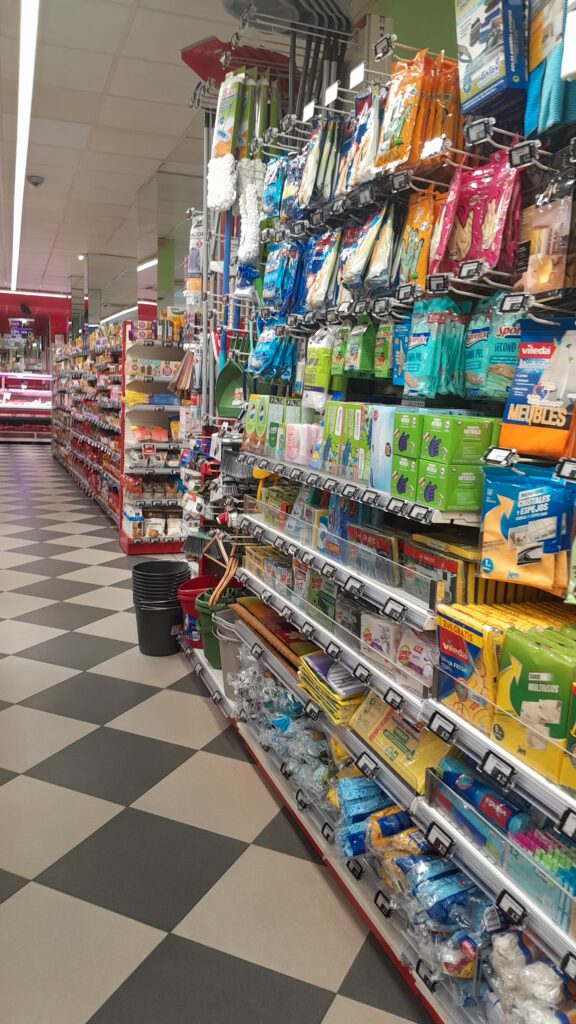Pasillo supermercado