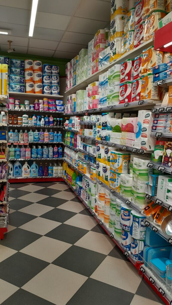 Pasillo supermercado