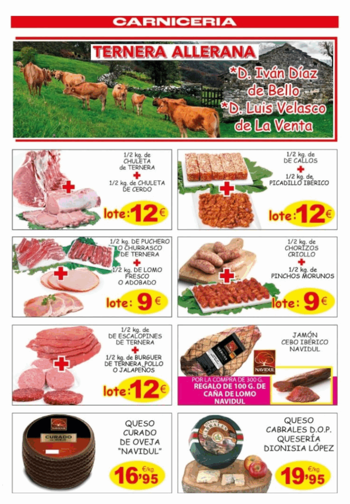 Ofertas de carnicería