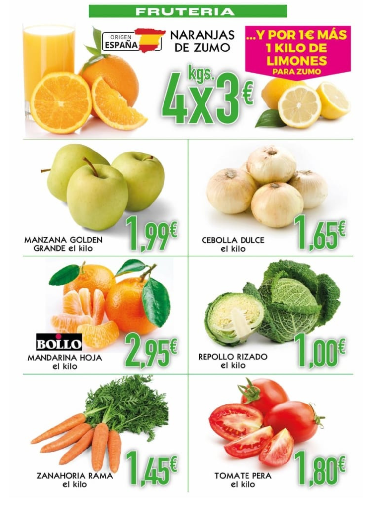 Ofertas de frutería