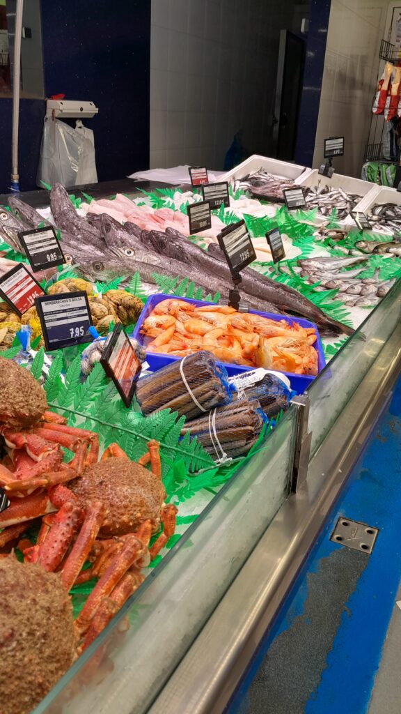 Pescadería supermercado