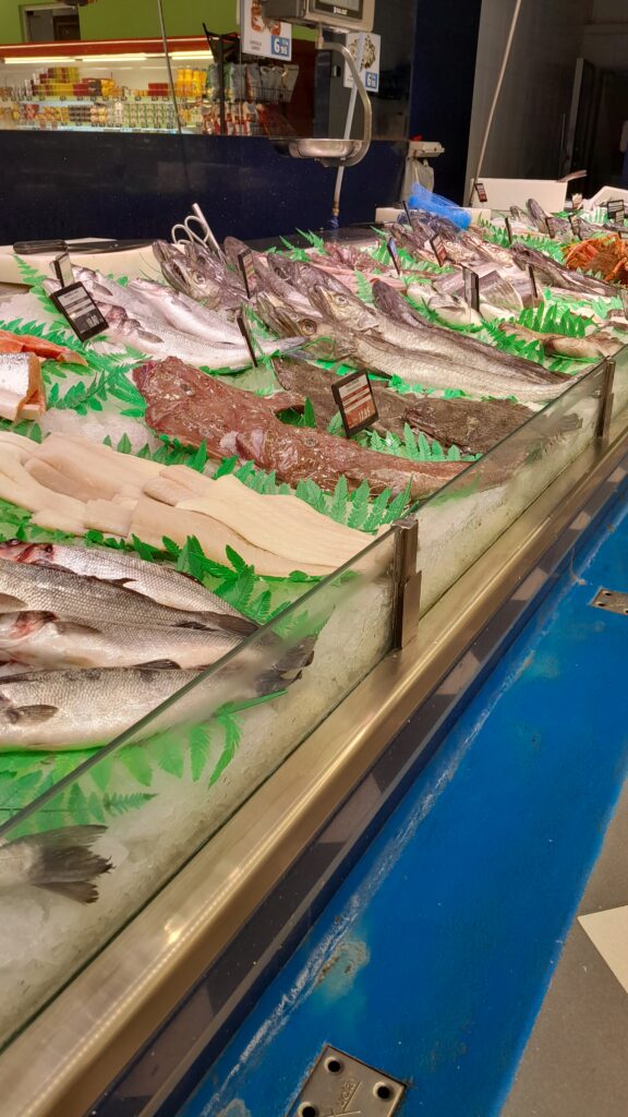 Pescadería supermercado