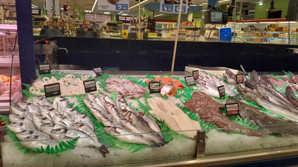 Pescadería supermercado