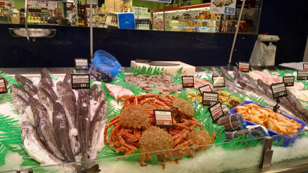 Pescadería supermercado
