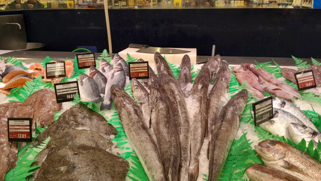 Pescadería supermercado