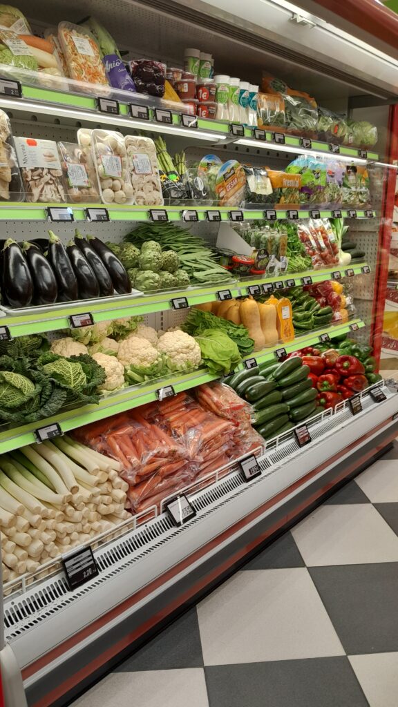 Verduras supermercado